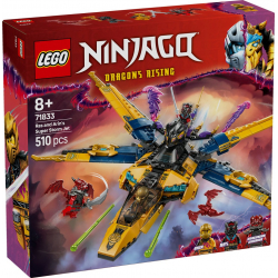 Klocki LEGO 71833 Ras i burzowy superodrzutowiec Arina NINJAGO